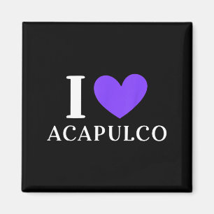 Ich liebe Acapulco Mexiko Urlaub _2 Magnet