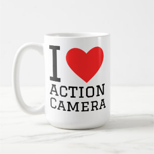 Ich liebe Action-Kamera Kaffeetasse