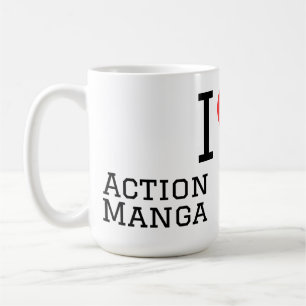Ich liebe Action-Manga  Kaffeetasse