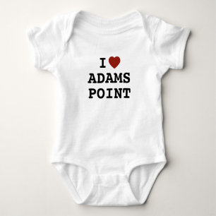 Ich liebe Adams Point T-Shirt Baby Strampler