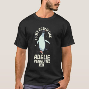 Ich liebe Adélie-Pinguine T-Shirt