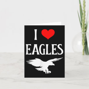 Ich liebe Adler Ich Herz Adler Vogel Liebhaber Vog Karte