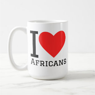 Ich liebe Afrikaner Kaffeetasse