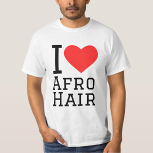Ich liebe Afro-Haar T-Shirt