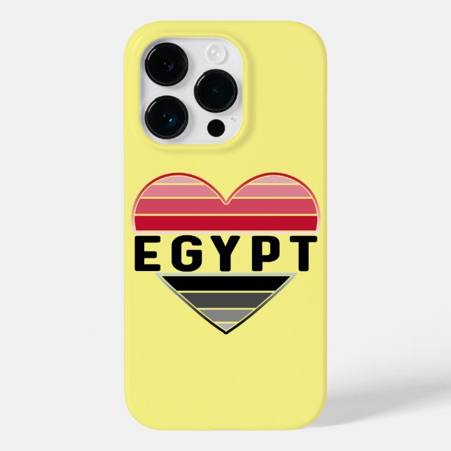 Ich Liebe Ägypten, ägyptisches Herz Case-Mate iPhone Hülle (Rückseite)