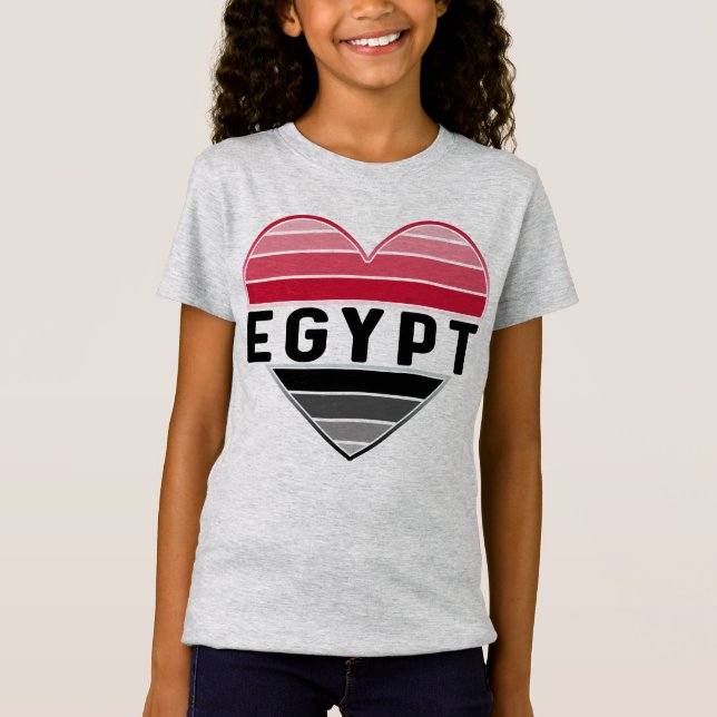 Ich Liebe Ägypten, ägyptisches Herz T-Shirt (Vorderseite)