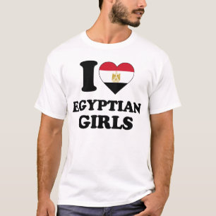 Ich Liebe ägyptische Mädchen T-Shirt