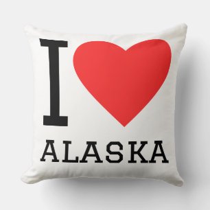 Ich liebe Alaska Kissen