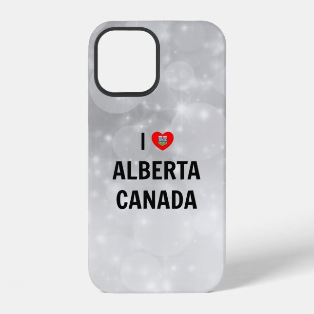 Ich liebe Alberta, Kanada iPhone Hülle (Rückseite)