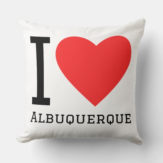 Ich liebe Albuquerque  Kissen (Vorderseite)