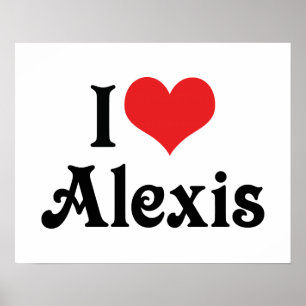 Ich liebe Alexis Poster
