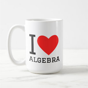 Ich liebe Algebra Kaffeetasse