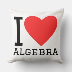 Ich liebe Algebra Kissen