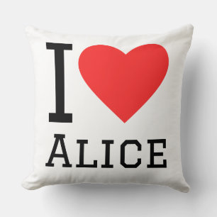 Ich liebe Alice Kissen