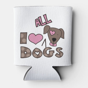 Ich Liebe alle Hunde Dosenkühler