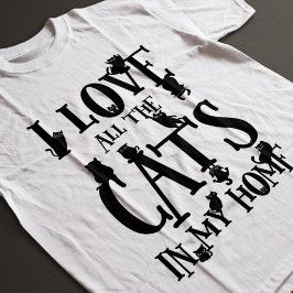 Ich Liebe alle Katzen Graphic T-Shirt