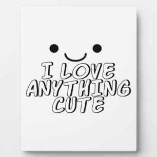 Ich Liebe Alles Niedlich Fotoplatte