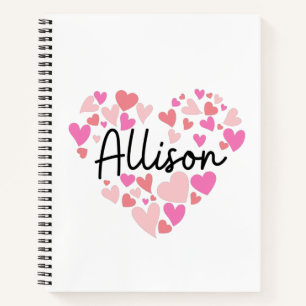 Ich liebe Allison Notizbuch