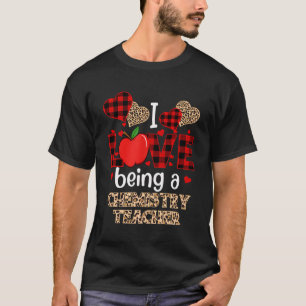 Ich Liebe als Chemielehrer Red Kariert Valenti T-Shirt