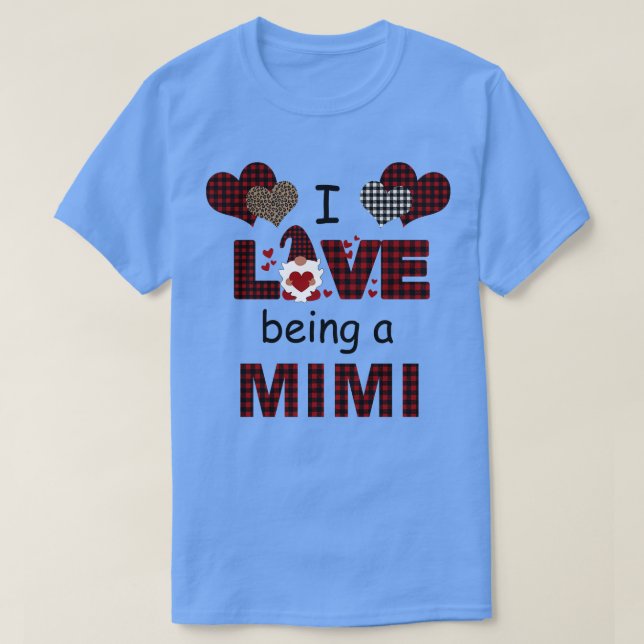 Ich Liebe als Mimi T-Shirt (Design vorne)