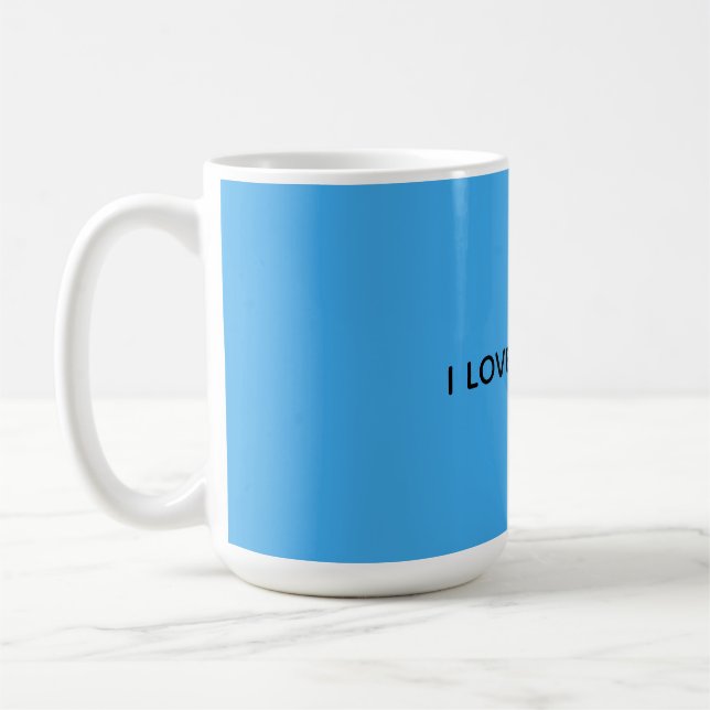 ICH LIEBE AMERIKA KAFFEETASSE (Links)