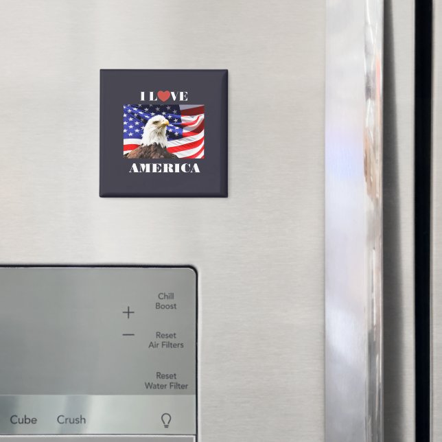 Ich liebe Amerika Magnet (In Situ (Kühlschrank))