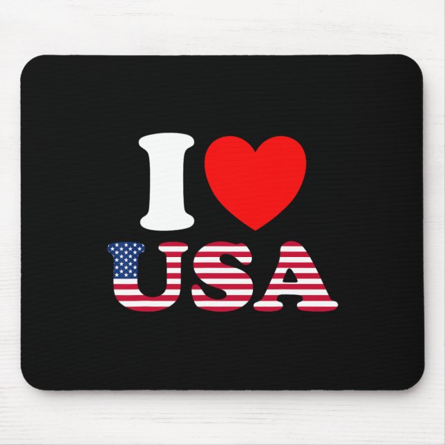 Ich liebe Amerika  Mousepad (Vorne)