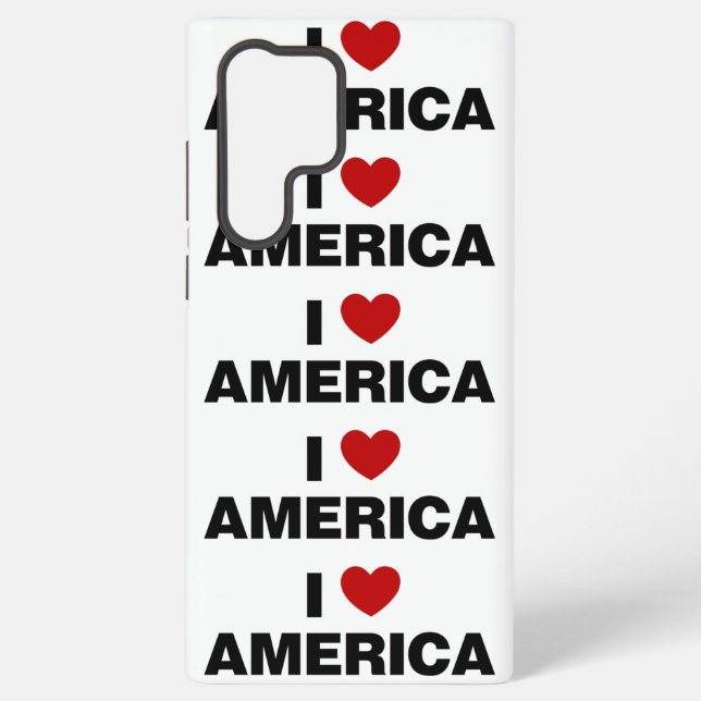 Ich liebe Amerika  Samsung Galaxy Hülle (Rückseite)