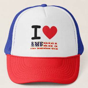 Ich liebe Amerika Truckerkappe