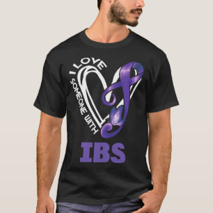 Ich Liebe an jemanden mit IBS Reizbarem Darmsyndro T-Shirt