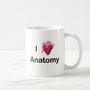 Ich Liebe Anatomie mit menschlichem Herzen! Tasse