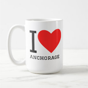 Ich liebe Anchorage Kaffeetasse