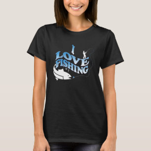 Ich liebe Angeln - Lustige Sportarten für Papa T-Shirt