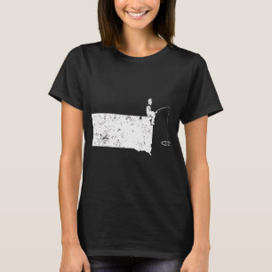 Ich liebe Angeln Papa SD Eisangeln Ausrüstung Gesc T-Shirt