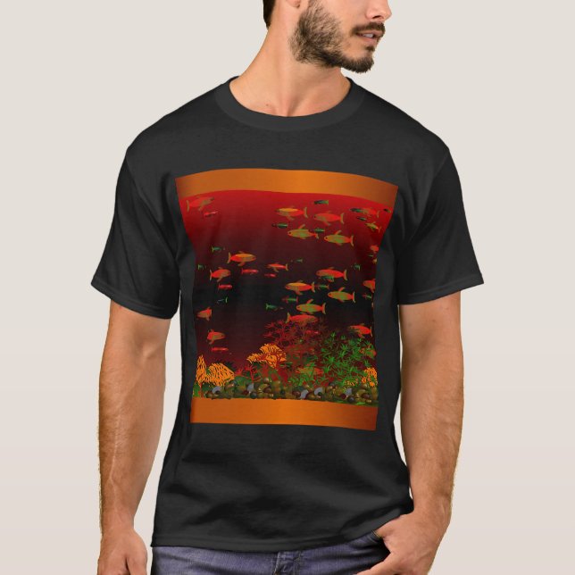 Ich liebe Angeln T-Shirt (Vorderseite)
