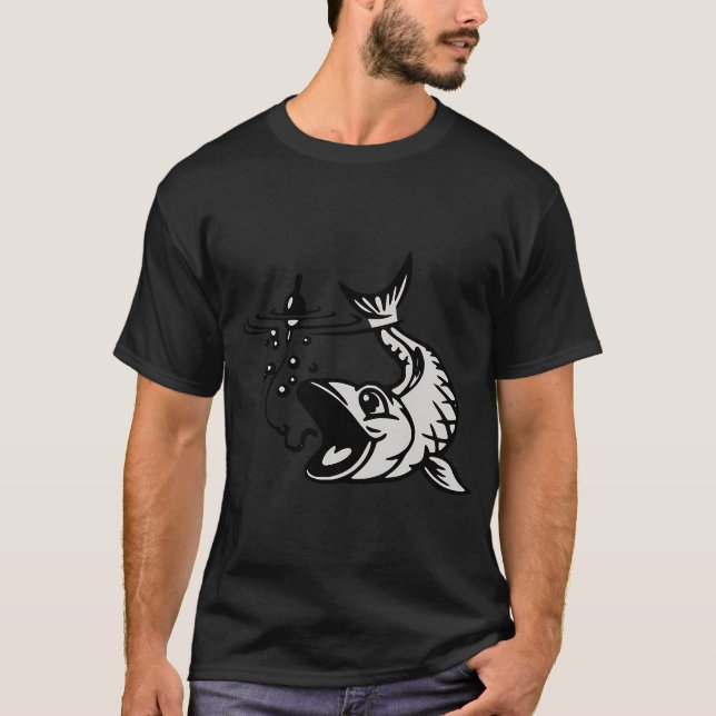 Ich liebe Angeln T-Shirt (Vorderseite)