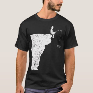 Ich liebe Angeln Vater VT Eisangeln Humor T-Shirt