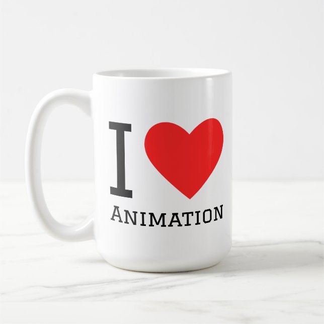 Ich liebe Animation  Kaffeetasse (Links)