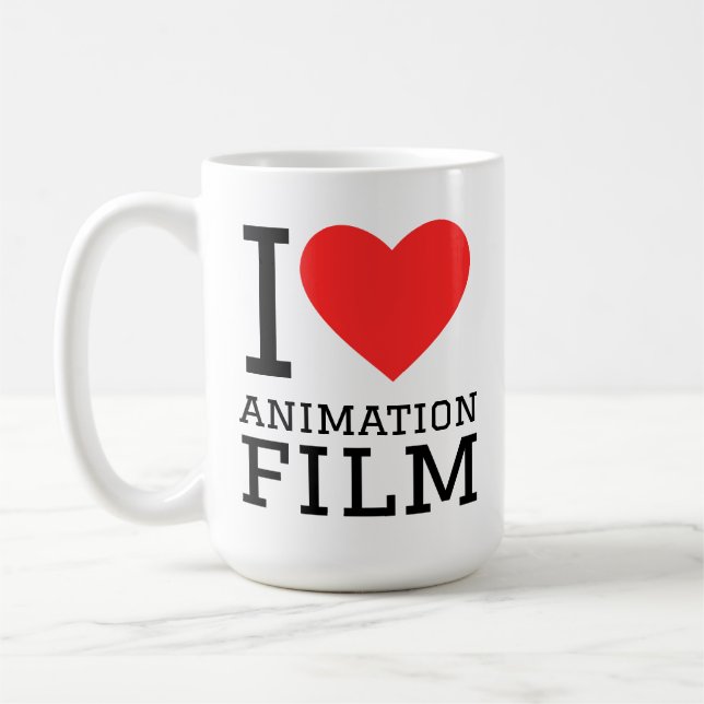 Ich liebe Animationsfilm  Kaffeetasse (Links)
