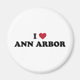 Ich liebe Ann Arbor Michigan Magnet