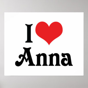 Ich liebe Anna Poster