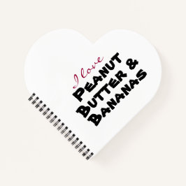 Ich liebe [anpassen] notizbuch