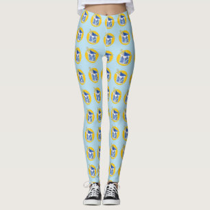 Ich Liebe Aprikosen Jogurt Leggings