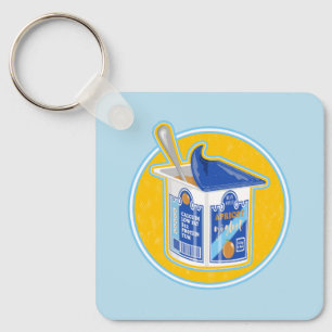 Ich Liebe Aprikosen Jogurt Schlüsselanhänger