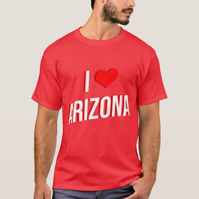ICH LIEBE ARIZONA 1 T-Shirt (Vorderseite)