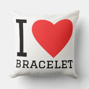 Ich liebe Armband Kissen