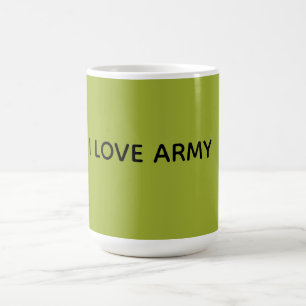ICH LIEBE ARMY KAFFEETASSE