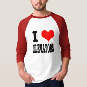 ICH LIEBE AUFZÜGE T-Shirt