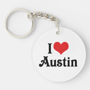 Ich liebe Austin Schlüsselanhänger