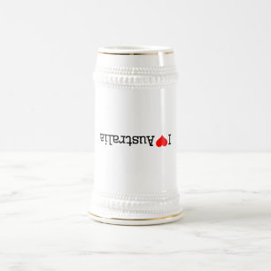 Ich liebe Australien Bierglas
